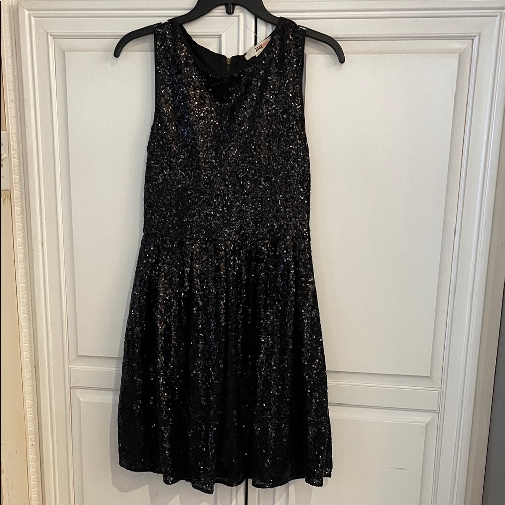 ISSI Black Sequin Dress